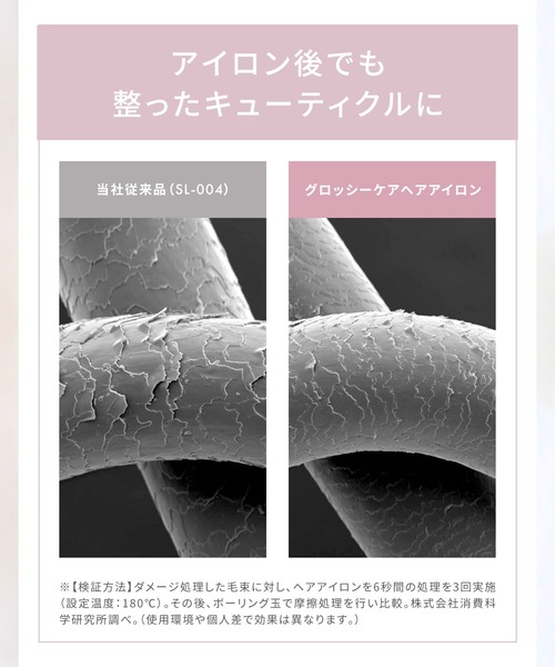 サロニア SALONIA サロニア グロッシーケア メタルカッサコーム × グロッシーケア ストレートヘアアイロン