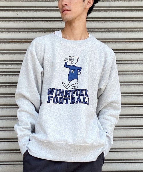 Champion（チャンピオン） スウェットカットソー L グリーン メンズ