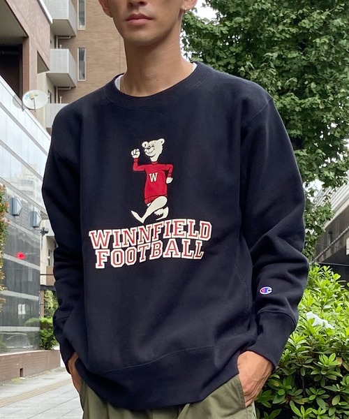 Champion（チャンピオン） スウェットカットソー L グリーン メンズ