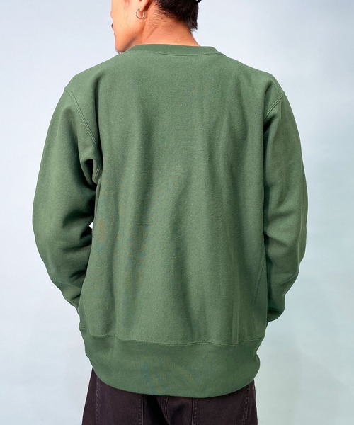 Champion（チャンピオン） スウェットカットソー L グリーン メンズ