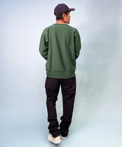 Champion × SOPHNET. / スウェット/L/コットン/GRN/無地 Champion（チャンピオン） スウェットカットソー L グリーン メンズ