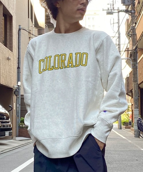 Champion（チャンピオン） スウェットカットソー L グリーン メンズ