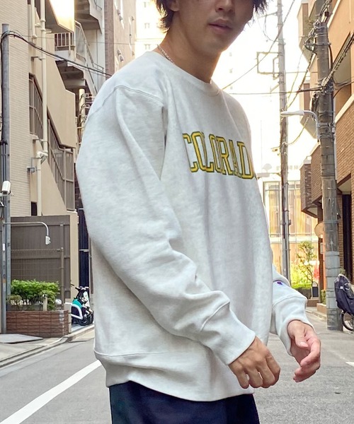 Champion（チャンピオン） スウェットカットソー L グリーン メンズ