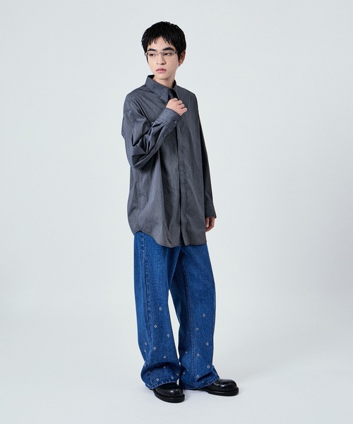 M TO R（ムウトアール） ブラウス シャツ 70s BOXY OVERSIZE SHIRTS