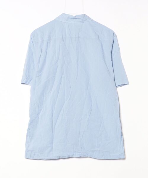 「FRED PERRY」 半袖シャツ S サックスブルー レディース_画像2
