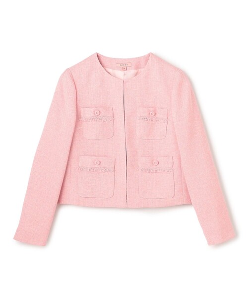 TOCCA（トッカ） ジャケット ノーカラージャケット MIST TWEED
