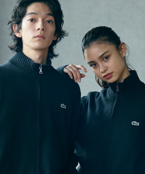 LACOSTE（ラコステ） セーター ニット ハイネックフルジップ ウール