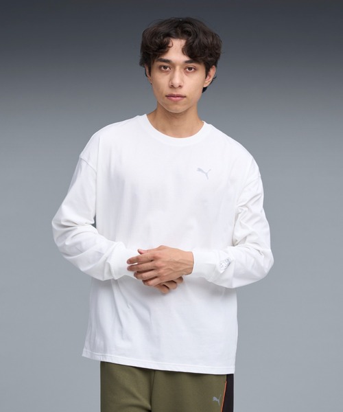PUMA（プーマ） tシャツ ユニセックス NEKO-san 長袖 バックプリント