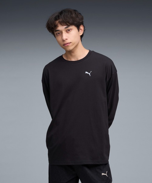 PUMA（プーマ） tシャツ ユニセックス NEKO-san 長袖 バックプリント