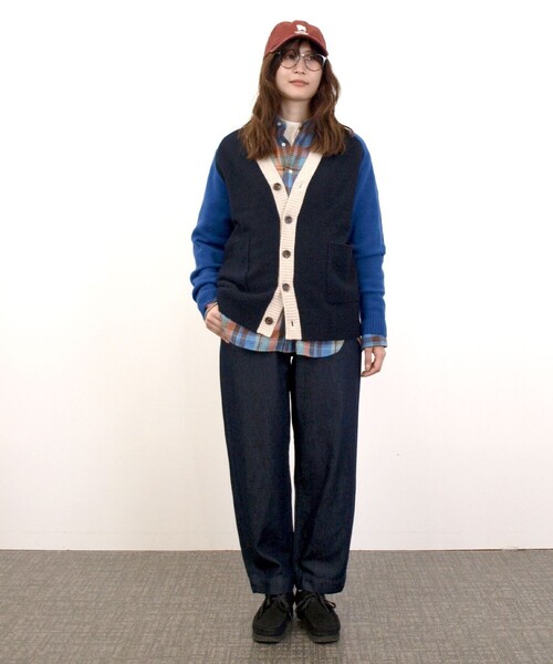 J.PRESS YORK STREET カーディガン 「UNISEX」ウールカシミヤ 