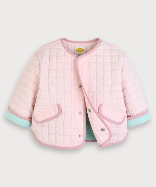 ノーカラージャケット アウター 「SOFT＆」軽量パデットノーカラー