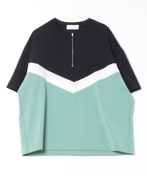 「CULLNI」 半袖シャツ 1 ネイビー メンズの画像