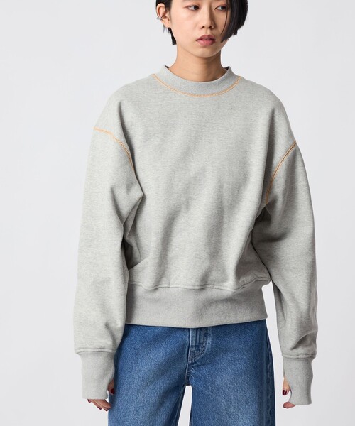 CITEN（シテン） トレーナー スウェット 「CITEN」カラーステッチ