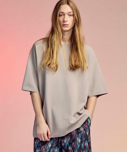 「MAISON SPECIAL」 半袖ニット 0 ブルー メンズの画像
