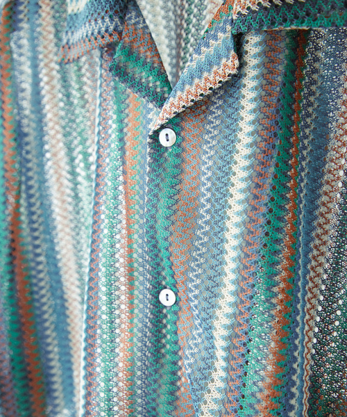 「JOURNAL STANDARD」 半袖シャツ LARGE サックスブルー メンズの画像