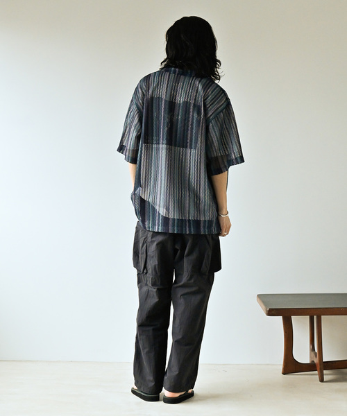 「JOURNAL STANDARD」 半袖シャツ LARGE サックスブルー メンズの画像