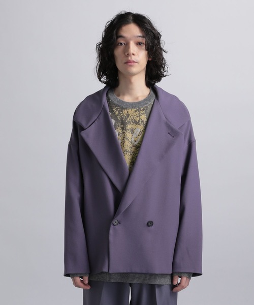 【HARE】パープル テーラードジャケット HARE（ハレ） テーラードジャケット MEDIUM パープル メンズ