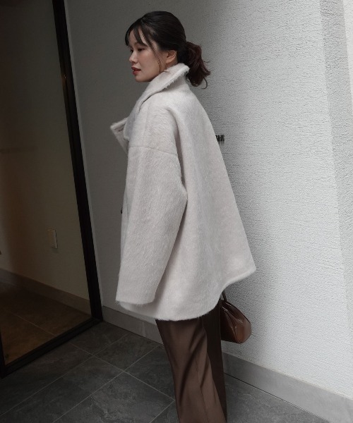 CORNERS（コーナーズ） ステンカラーコート コート シャギースタンド