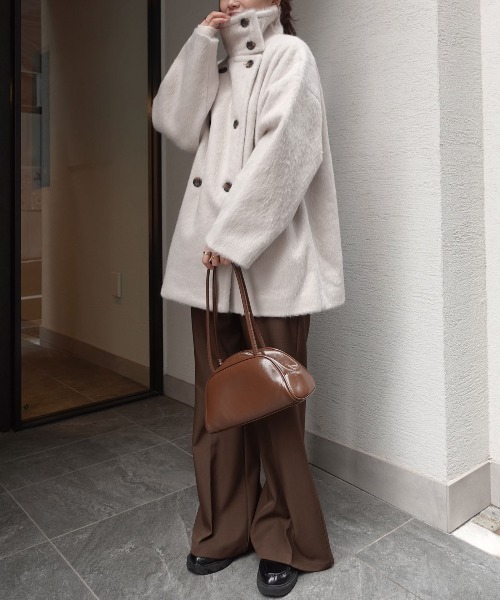 CORNERS（コーナーズ） ステンカラーコート コート シャギースタンド