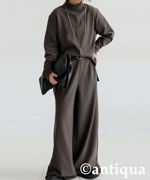 antiqua（アンティカ） モックネック プルオーバー レディース