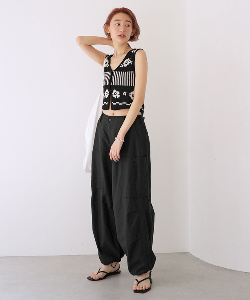 「SLOBE citron.」 パンツ FREE ホワイト レディース_画像5