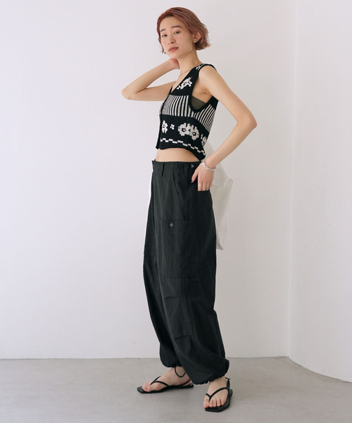 「SLOBE citron.」 パンツ FREE ホワイト レディース_画像6