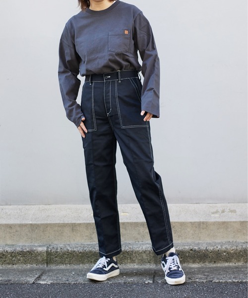 「UNIVERSAL OVERALL」 パンツ M ブルー レディース_画像3