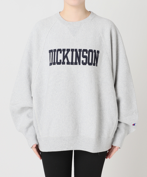 【ゆう】CHAMPION ワッペンツキスウェット Champion（チャンピオン） トレーナー スウェット 別注「CHAMPION