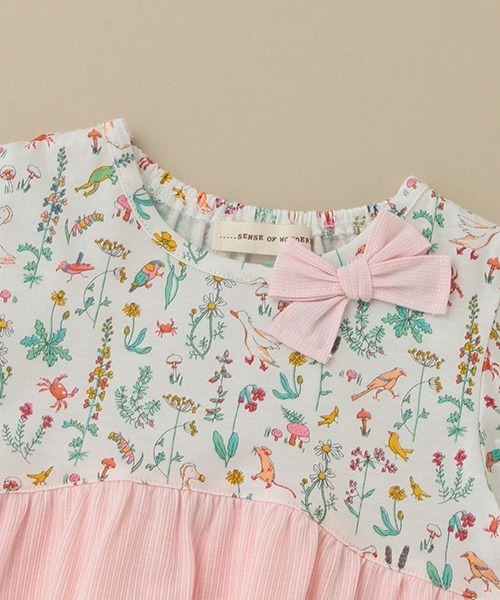 「sense of wonder」 「KIDS」半袖ワンピース 100cm ピンク キッズ_画像3