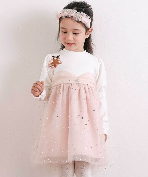 SLAP SLIP（スラップスリップ） ワンピース きらめく星のチュール