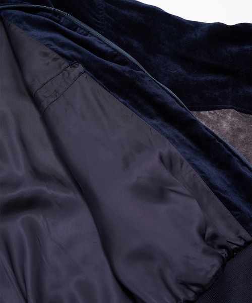ブルゾン アウター 「BASICKS」Velvet 90's Line Jacket メンズの画像