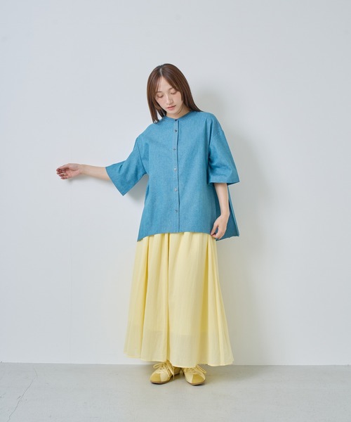 Kelen（ケレン） ブラウス シャツ 「KELEN / ケレン」バックプリーツ