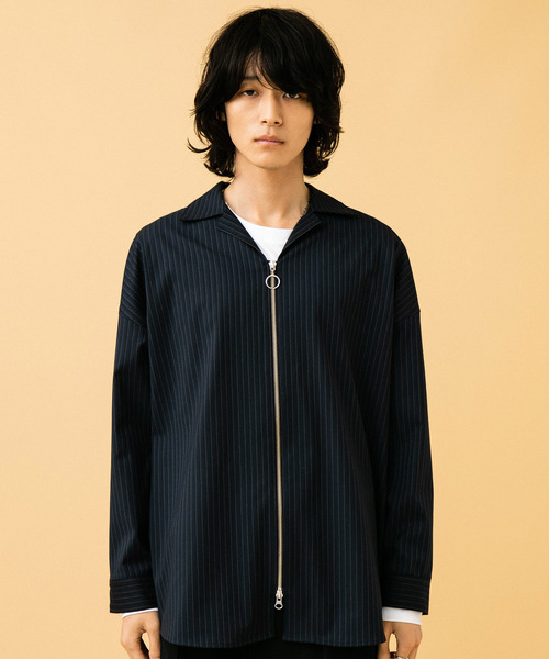 「STUDIOUS」 ブルゾン 3 ネイビー メンズ_画像4