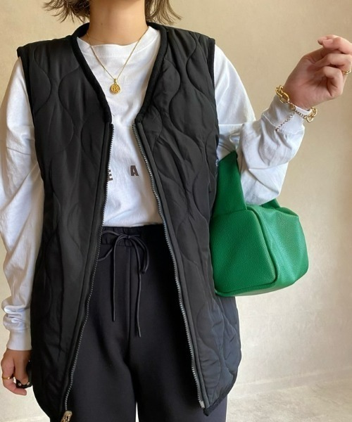 「ECRIRE」 ベスト L ブラウン レディース_画像7