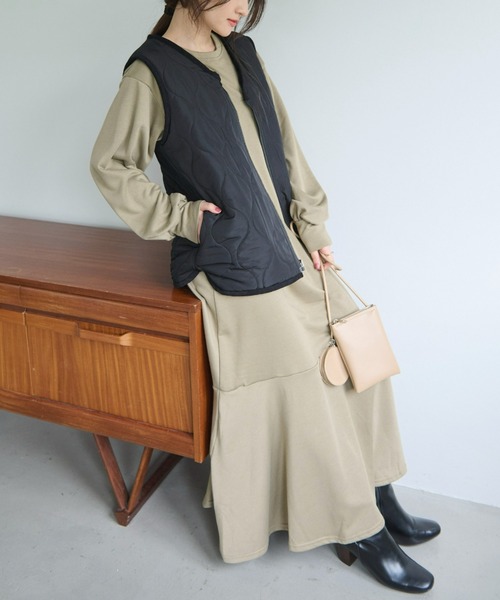 「ECRIRE」 ベスト L ブラウン レディース_画像9