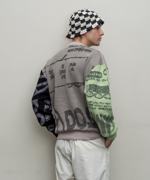 「BAL」 長袖ニット 2 グレー メンズ_画像4