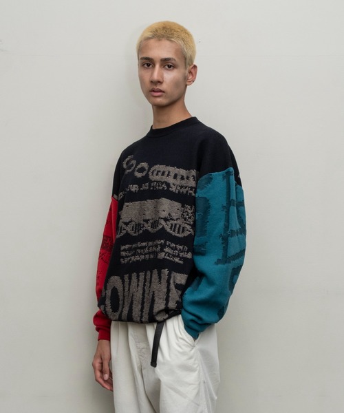 「BAL」 長袖ニット 2 グレー メンズ_画像6