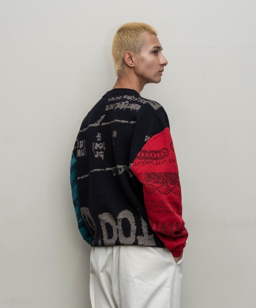 「BAL」 長袖ニット 2 グレー メンズ_画像7