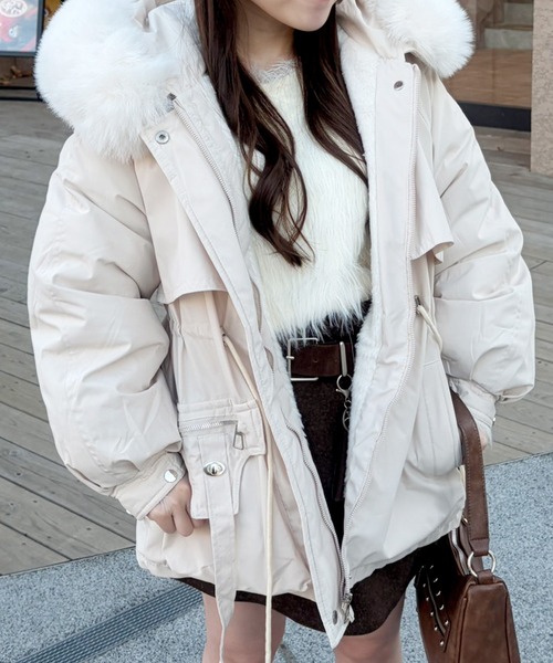 frunco モッズコート コート 「ZOZOTOWN限定」フード付きモッズコート