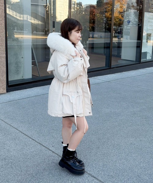 frunco モッズコート コート 「ZOZOTOWN限定」フード付きモッズコート