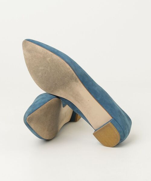 「ODETTE E ODILE」 フラットパンプス 24cm ブルー レディース_画像3
