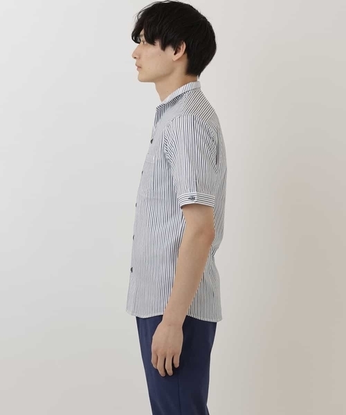 「MK MICHEL KLEIN HOMME 」 半袖シャツ 44 ホワイト メンズ_画像7