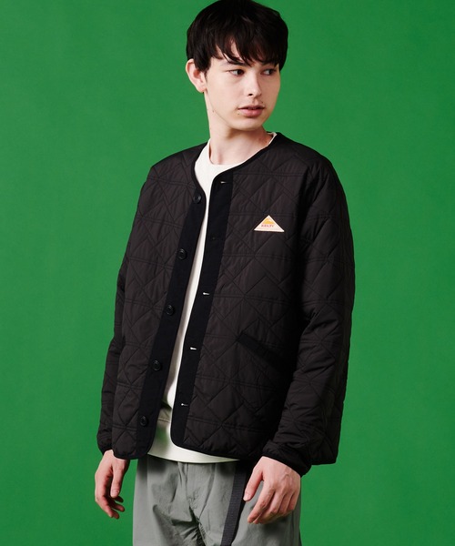 「KELTY」 ノーカラージャケット M カーキ レディース_画像7