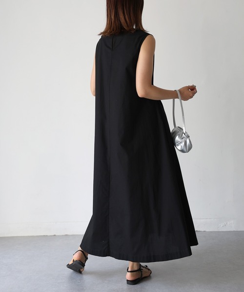「Riberry」 ノースリーブワンピース MEDIUM オフホワイト レディース_画像9