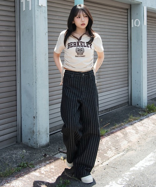 LGBバギーデニム　ブラック　サイズ26 WEGO（ウィゴー） ワイドパンツ ジーンズ WEGO/「26年春夏新作