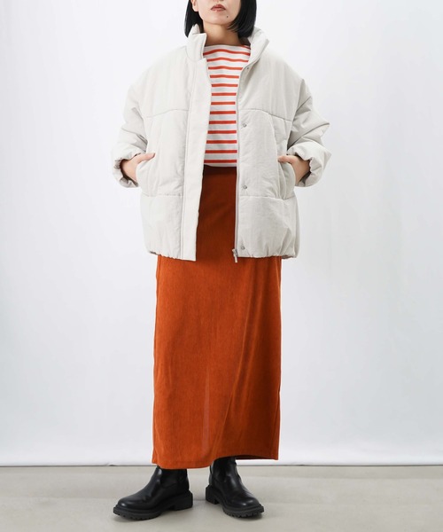 Lucruca ルクルカ　アウター　ノーカラー　ボアジャケット LADY LUCK LUCA（レディラックルカ） ノーカラーコート コート LC/LLL