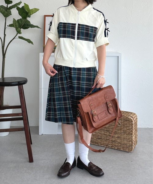 「kutir」 プリーツスカート LARGE ブルー レディース_画像5