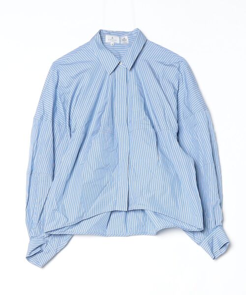 LANVIN en Bleu 「LANVIN Bleu」 長袖シャツ 38 ブルー レディース