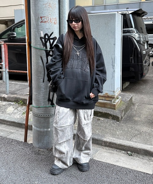 パーカー クロスネックレス付きパーカー レディース メンズ : ZOZOTOWN