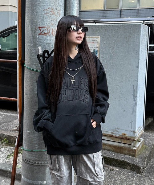パーカー クロスネックレス付きパーカー レディース メンズ : ZOZOTOWN